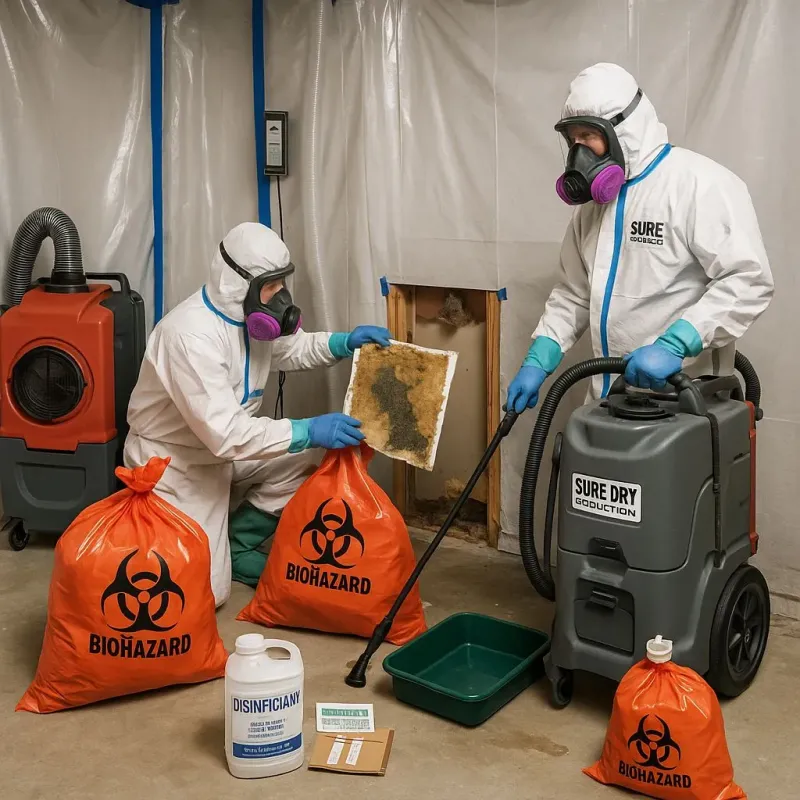 Contaminated Water Handling Protocols process in Spring Lake Park, MN